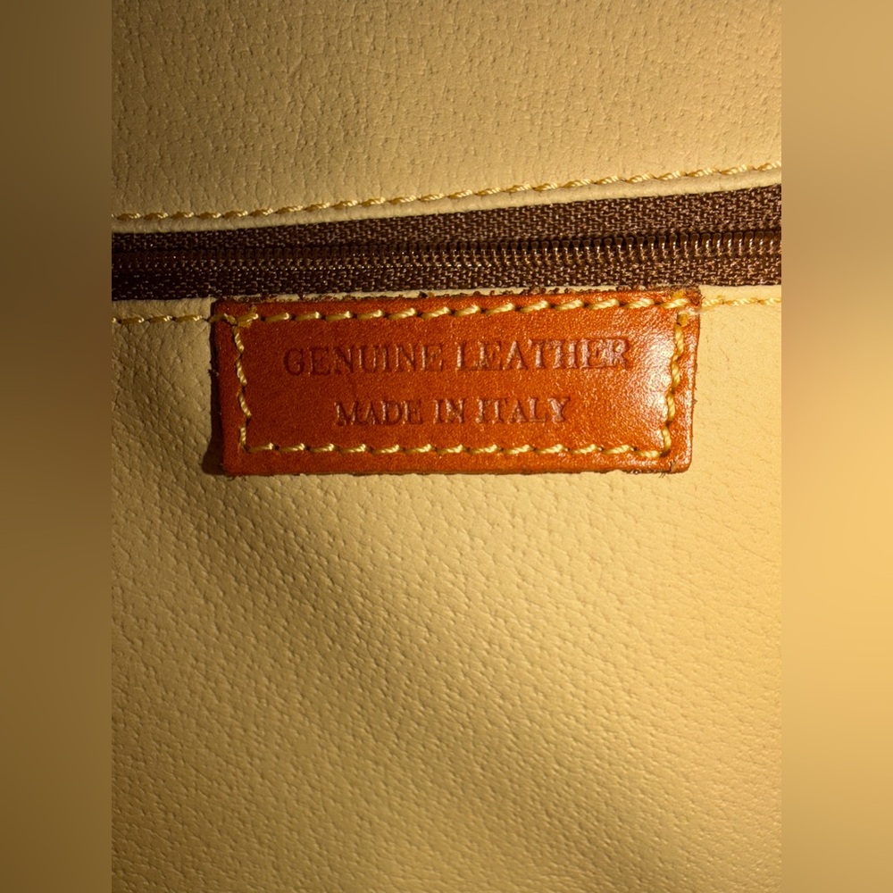 Genuine Italian Leather Mini Dome Satchel Handbag - I Medici Firenze - Picture 3 of 13